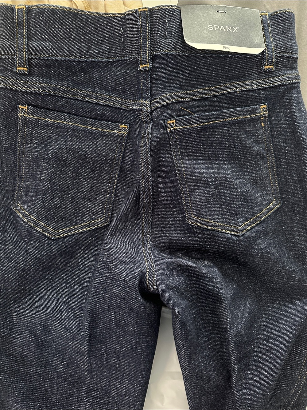 SPANXshape™ Original EveryWear Flare Jeans | Raw Indigo XS TP Petite - Picture 7 of 7